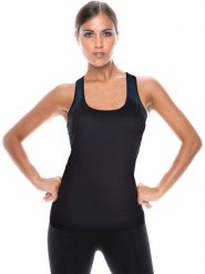 Controlbody Top sportowy w kolorze czarnym rozmiar: M/L. Czarne koszulki sportowe Controlbody, bez wzorów, z materiału, bez ramiączek, outdoorowe. Za 70.41 zł.