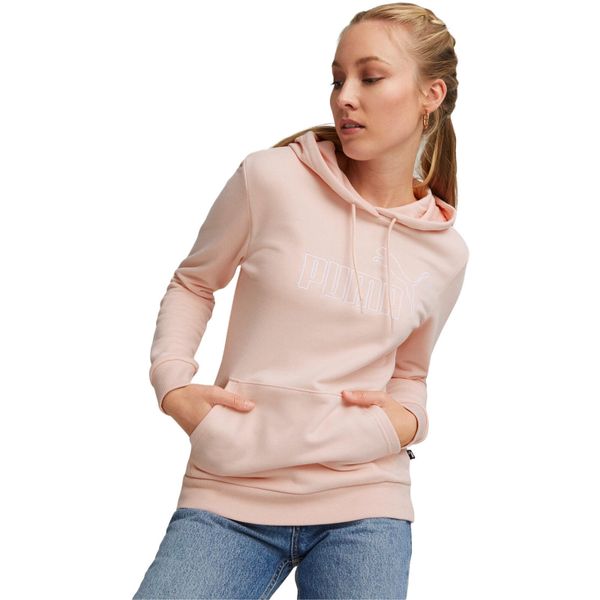 Bluza z kapturem damskie Puma Essentials Plus. Czerwone bluzy Puma, xs, bez wzorów, z bawełny, z kapturem. Za 290.00 zł.