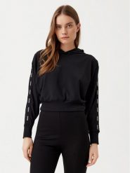HUGO Bluza 50531703 Czarny Regular Fit. Czarne bluzy Hugo, xs, bez wzorów, z bawełny, bez kaptura. Za 239.99 zł.