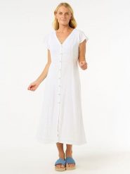 Rip Curl Sukienka "Premium Surf" w kolorze białym rozmiar: S. Białe sukienki Rip Curl, na co dzień, s, bez wzorów, z bawełny, bez kołnierzyka, bez ramiączek, maxi, proste. Za 153.34 zł.