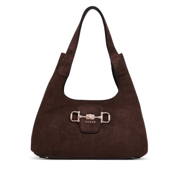 Torebka Guess. Brązowe torebki klasyczne Guess, z aplikacjami, bez dodatków. Za 584.99 zł.