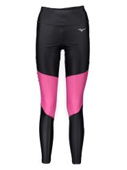 Mizuno Legginsy "Core" w kolorze czarno-jasnoróżowym do biegania rozmiar: L. Czarne legginsy Mizuno, l, bez wzorów, z materiału. Za 74.81 zł.