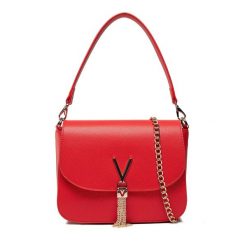 Torebka Valentino. Czerwone torebki klasyczne Valentino, bez wzorów, bez dodatków. Za 459.99 zł.