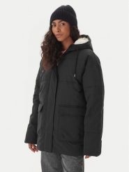 Roxy Płaszcz zimowy ERJJK03666 Czarny Regular Fit. Czarne płaszcze Roxy, na zimę, xs, bez wzorów, z bawełny, bez kaptura. Za 599.99 zł.