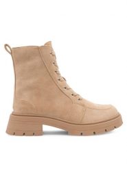 Jenny Fairy Trapery Gloria HYLR230431 Beżowy. Brązowe trapery i śniegowce Jenny Fairy, z materiału. Za 179.99 zł.