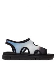 Camper Sandały Oruga Sandal K201647-004 Kolorowy. Sandały Camper, bez wzorów, z materiału, bez obcasa, na płaskiej podeszwie, bez zapięcia. Za 349.99 zł.