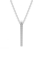 Diamant Vendôme Złoty naszyjnik z diamentami - dł. 40 cm rozmiar: onesize. Szare naszyjniki Diamant Vendöme, z diamentem, złote. Za 543.99 zł.