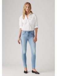 Levi's Dżinsy - Skinny fit - w kolorze błękitnym rozmiar: W30/L30. Niebieskie jeansy Levi's®, l, z aplikacjami. Za 215.21 zł.