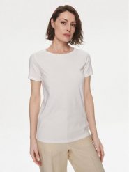 Weekend Max Mara T-Shirt Multib 2415971011 Biały Regular Fit. Białe t-shirty Weekend Max Mara, s, bez wzorów, z bawełny, bez kołnierzyka, bez ramiączek. Za 179.99 zł.