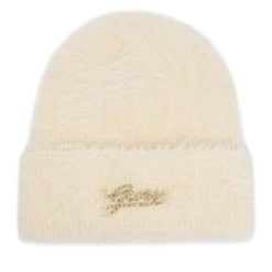 Czapka Guess. Białe czapki Guess, z aplikacjami. Za 154.99 zł.