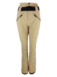 Peak Mountain Softshellowe spodnie narciarskie "Atlas" w kolorze beżowym rozmiar: M. Brązowe spodnie dresowe Peak Mountain, m, bez wzorów, z tkaniny. Za 391.99 zł.