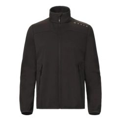 Damska kurtka wodoodporna Musto Evolution Softshell. Czarne kurtki sportowe Musto, bez wzorów, z softshellu, bez kaptura. Za 636.50 zł.