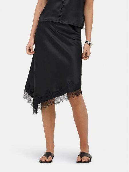 ONLY Spódnica midi Faraya 15380116 Czarny Regular Fit. Czarne spódnice Only, m, bez wzorów, z syntetyku, midi, ołówkowe. Za 97.99 zł.
