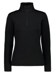 CMP Bluza polarowa w kolorze czarnym rozmiar: 50. Czarne bluzy CMP, bez wzorów, z materiału, bez kaptura. Za 139.95 zł.