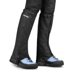 Stuptuty wodoodporne ochraniacze na buty Spokey Tracky. Czarne trekkingi Spokey, z materiału, trekkingowe. Za 59.99 zł.