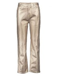Scotch & Soda Spodnie w kolorze złotym rozmiar: W25. Żółte spodnie materiałowe Scotch & Soda, na co dzień, bez wzorów, z materiału, z podwyższonym stanem. Za 149.66 zł.