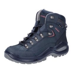 Buty trekkingowe damskie Lowa Renegade Evo Mid Gtx. Czerwone trekkingi Lowa, z materiału, za kostkę. Za 1,066.00 zł.