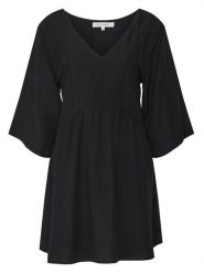 Banana Moon Sukienka letnia Agathe Holidays LHN01 Czarny Loose Fit. Czarne sukienki Banana Moon, na lato, m, bez wzorów, z wiskozy, bez kołnierzyka, bez ramiączek. Za 379.99 zł.