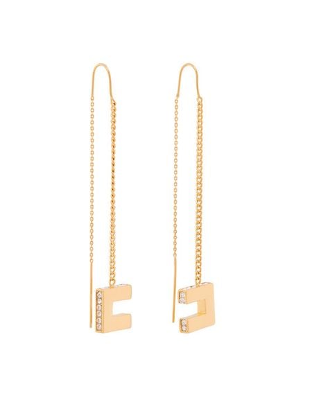 Elisabetta Franchi Kolczyki OR-33A-66E2-V240 Złoty. Żółte kolczyki Elisabetta Franchi, metalowe. Za 1,029.00 zł.