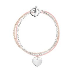 Bransoletka Rosalia srebrna. Szare bransoletki Lilou, srebrne. Za 305.40 zł.