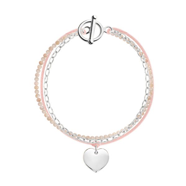 Bransoletka Rosalia srebrna. Szare bransoletki Lilou, srebrne. Za 305.40 zł.