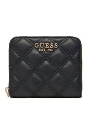 Guess Mały Portfel Damski Giully II Slg SWQG96 73137 Czarny. Czarne portfele Guess, z aplikacjami, ze skóry. Za 219.99 zł.