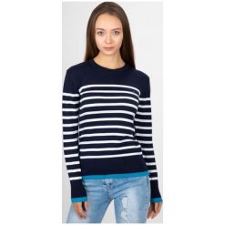 Paul Parker sweter damski S ciemnoniebieski. Niebieskie swetry Paul Parker, s, bez wzorów, z bawełny, bez ramiączek. Za 169.00 zł.