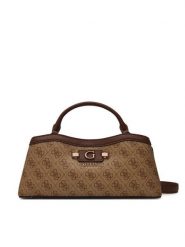 Guess Torebka Lindsey HWSG97 49050 Brązowy jasny. Brązowe torebki klasyczne Guess, z aplikacjami, ze skóry, bez dodatków. Za 584.99 zł.