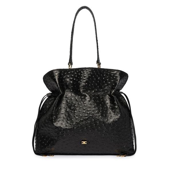 Torebka Elisabetta Franchi. Czarne torebki klasyczne Elisabetta Franchi, bez wzorów, bez dodatków. Za 4,249.00 zł.