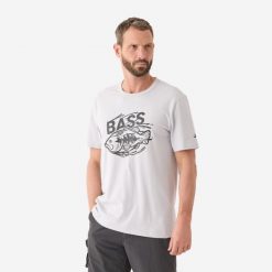 Koszulka z krótkim rękawem black bass. Szare bluzki CAPERLAN, xl, bez wzorów, z bawełny, sportowe, bez kołnierzyka, bez ramiączek. Za 49.99 zł.