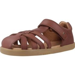Sandały BOBUX CROSS JUMP Brązowy. Brązowe sandały BOBUX, bez wzorów, ze skóry, sportowe, bez obcasa, bez zapięcia. Za 301.99 zł.