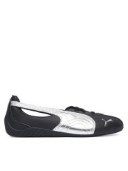 Puma Baleriny Speedcat Ballet Nova Metallic Wns 408342 02 Czarny. Czarne baleriny Puma, bez wzorów, ze skóry, bez obcasa. Za 399.99 zł.
