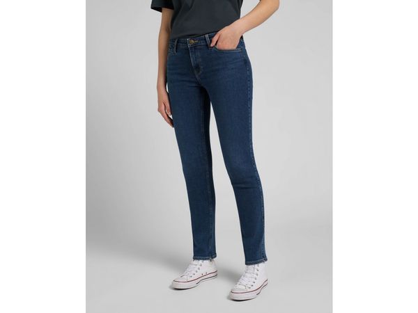 LEE ELLY DAMSKIE SPODNIE JEANSOWE JEANSY CLEAR INDIGO L305QDKF 112320177. Niebieskie jeansy Lee, l, bez wzorów. Za 189.99 zł.