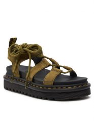 Dr. Martens Sandały Nartilla 31738357 Khaki. Brązowe sandały Dr. Martens, bez wzorów, ze skóry, bez obcasa, na płaskiej podeszwie, bez zapięcia. Za 489.99 zł.