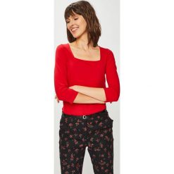 Medicine - Bluzka Basic. Niebieskie bluzki MEDICINE, m, bez wzorów, z bawełny, casualowe, bez kołnierzyka, bez ramiączek. W wyprzedaży za 19.90 zł.