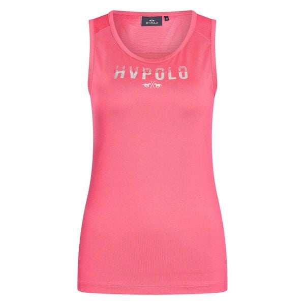 Damski tank top techniczny HV Polo Annabel. Czerwone koszulki polo HV POLO, l, bez wzorów, bez kołnierzyka, bez ramiączek. Za 247.50 zł.
