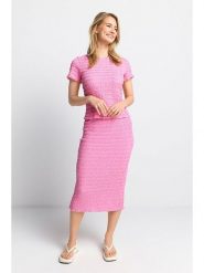 Rich & Royal Koszulka w kolorze różowym rozmiar: XL. Różowe bluzki Rich & Royal, xl, bez wzorów, z bawełny, bez kołnierzyka, bez ramiączek. Za 110.04 zł.