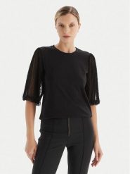 TWINSET Bluzka 252TT2310 Czarny Regular Fit. Czarne body Twinset, m, bez wzorów, z bawełny. Za 529.99 zł.