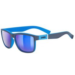 Okulary Uvex przeciwsłoneczne Lgl 39 Mirror Blue 5416. Niebieskie okulary przeciwsłoneczne UVEX, bez wzorów, sportowe. Za 270.48 zł.