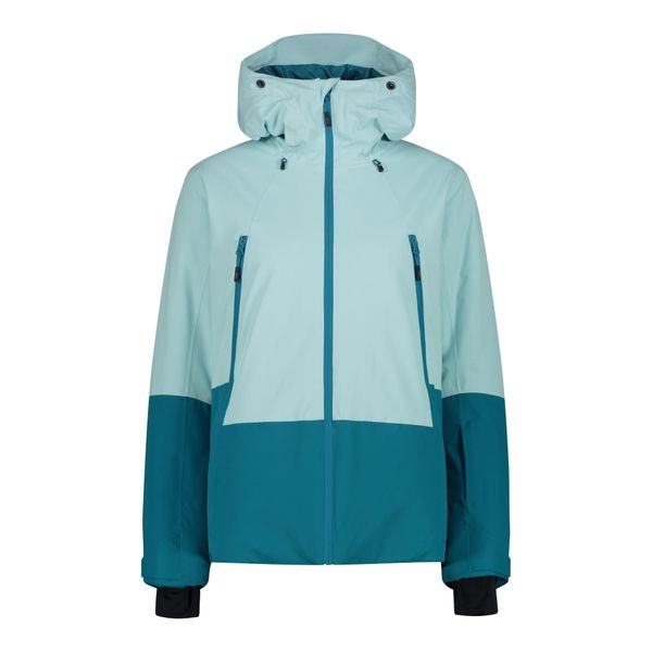 Kurtka damska narciarska CMP 34W2506. Zielone kurtki narciarskie CMP, l, bez wzorów, z lycry, z kapturem, narciarskie, primaloft. Za 849.99 zł.