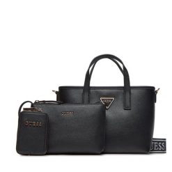 Torebka Guess. Czarne torebki klasyczne Guess, z aplikacjami, bez dodatków. Za 309.99 zł.