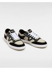 Vans Skórzane sneakersy w kolorze czarno-beżowym rozmiar: 45. Brązowe trampki Vans, bez wzorów, bez zapięcia. Za 233.95 zł.