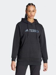 Adidas Bluza w kolorze czarnym rozmiar: XXL. Czarne bluzy Adidas, xxl, bez wzorów, z kapturem. Za 173.99 zł.
