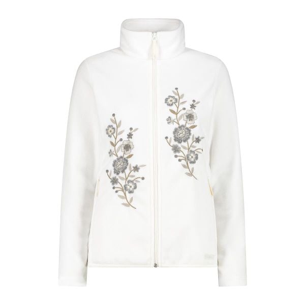 Bluza damska turystyczna CMP 34H0446. Białe bluzy CMP, s, bez wzorów, z materiału, bez kaptura. Za 344.50 zł.
