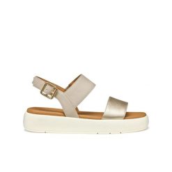 Sandały damskie Geox Camalei. Czarne sandały Converse, bez wzorów, eleganckie, bez obcasa, bez zapięcia. Za 413.50 zł.