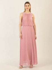 APART Sukienka w kolorze jasnoróżowym rozmiar: 44. Różowe sukienki Apart, bez wzorów, bez kołnierzyka, bez ramiączek, maxi. Za 310.38 zł.