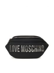 LOVE MOSCHINO Saszetka nerka JC4195PP1NKD000B Czarny. Czarne torebki klasyczne Love Moschino, bez wzorów, ze skóry, bez dodatków. Za 859.99 zł.