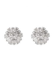 Swarovski Kolczyki Earrings 5691483 Srebrny. Szare kolczyki SWAROVSKI, srebrne. Za 499.99 zł.