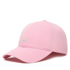 Czapka z daszkiem Barbour. Czerwone czapki Barbour, bez wzorów. Za 179.99 zł.