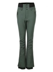 Peak Mountain Softshellowe spodnie narciarskie "Adora" w kolorze khaki rozmiar: XL. Brązowe spodnie dresowe Peak Mountain, m, bez wzorów. Za 323.50 zł.